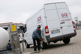 Öffentliche LPG-GAS-Tankstelle